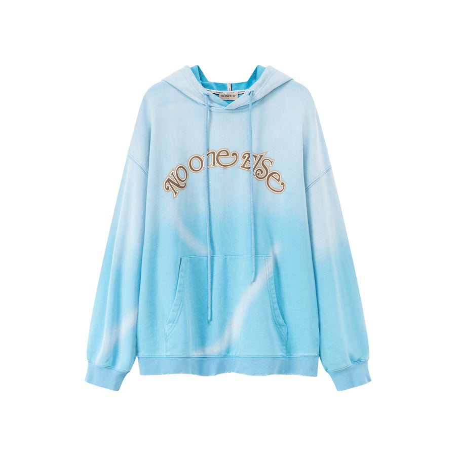 CHUU Gradient Color Front Pocket Hoodie