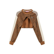 Diagonal Bolero Sweatshirt