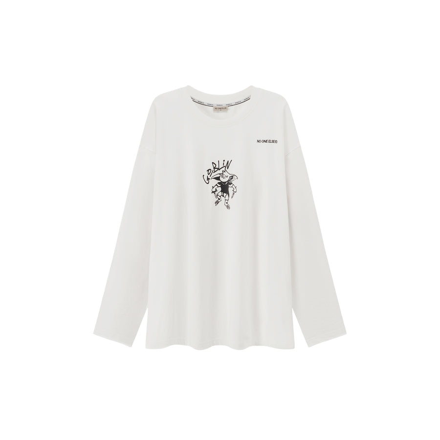 CHUU Goblin Long-Sleeved Boyfriend Top