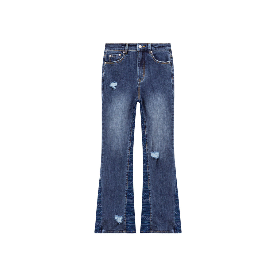 CHUU Slim Bootcut Denim Jeans