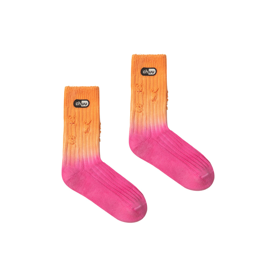 CHUU Sunset Gradient Socks