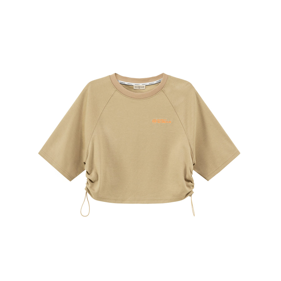 CHUU Raglan Cropped T-Shirt