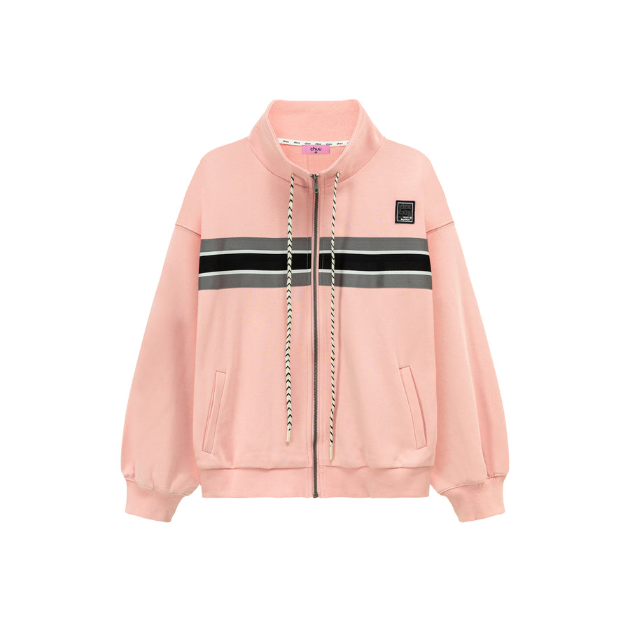 CHUU Through Time Zip-Up Loose-Fit Jacket