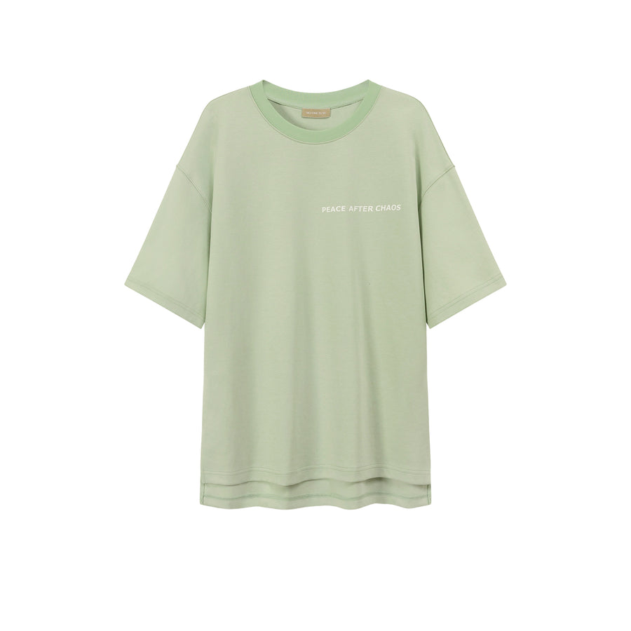 CHUU Peace After Chaos Basic Loose Fit T-Shirt