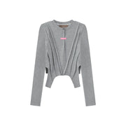 Unbalanced Long Sleeve T-Shirt