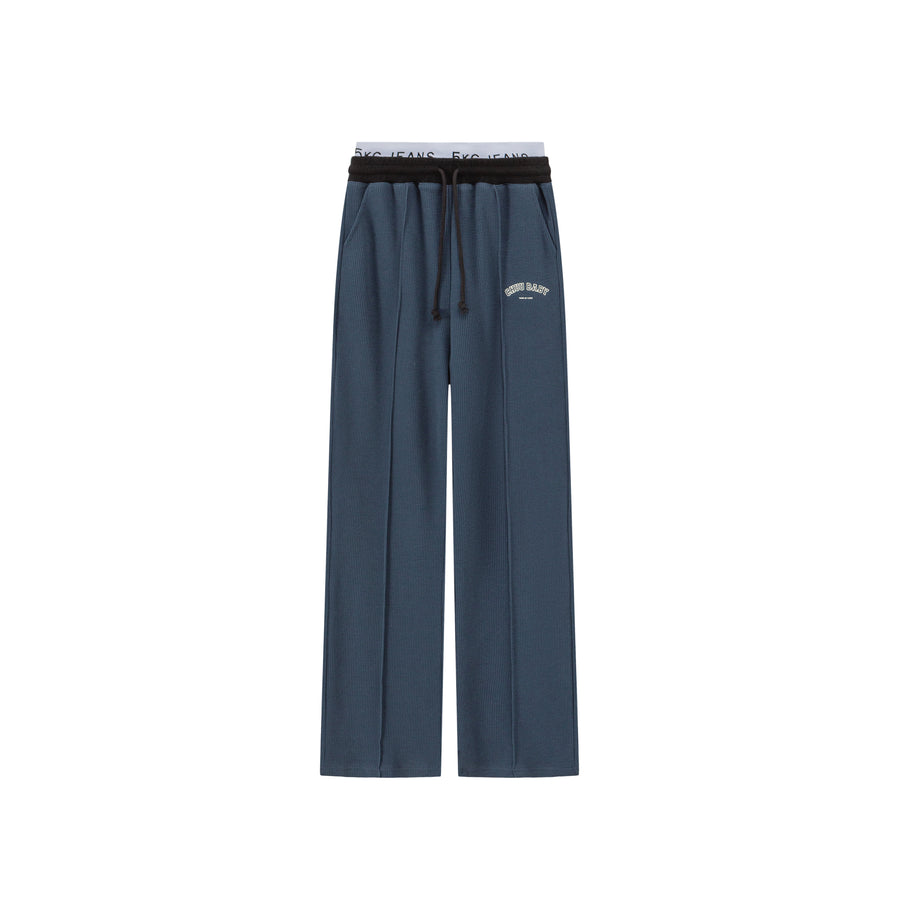 CHUU Wide-Leg Simple Jogger Pants