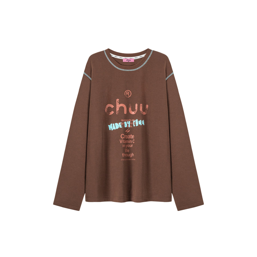 CHUU Colorful Muse Casual Loose Fit T-Shirt