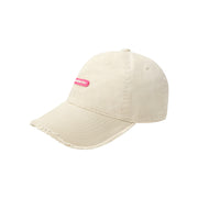 Raw Hem Ball Cap Hat