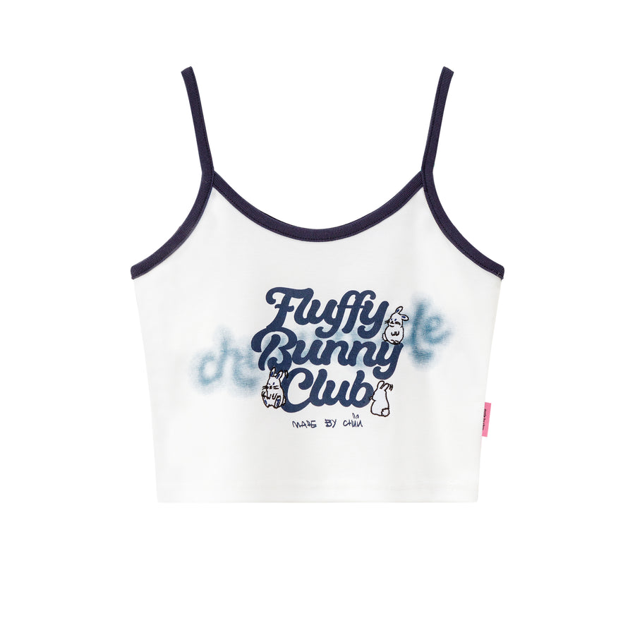 CHUU Bunny Club Cropped Cami Top