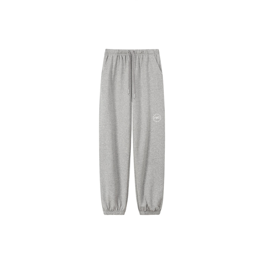 CHUU Embroidered Loose Fit Jogger Sweatpants