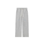 Side Slits Straight Jogger Pants