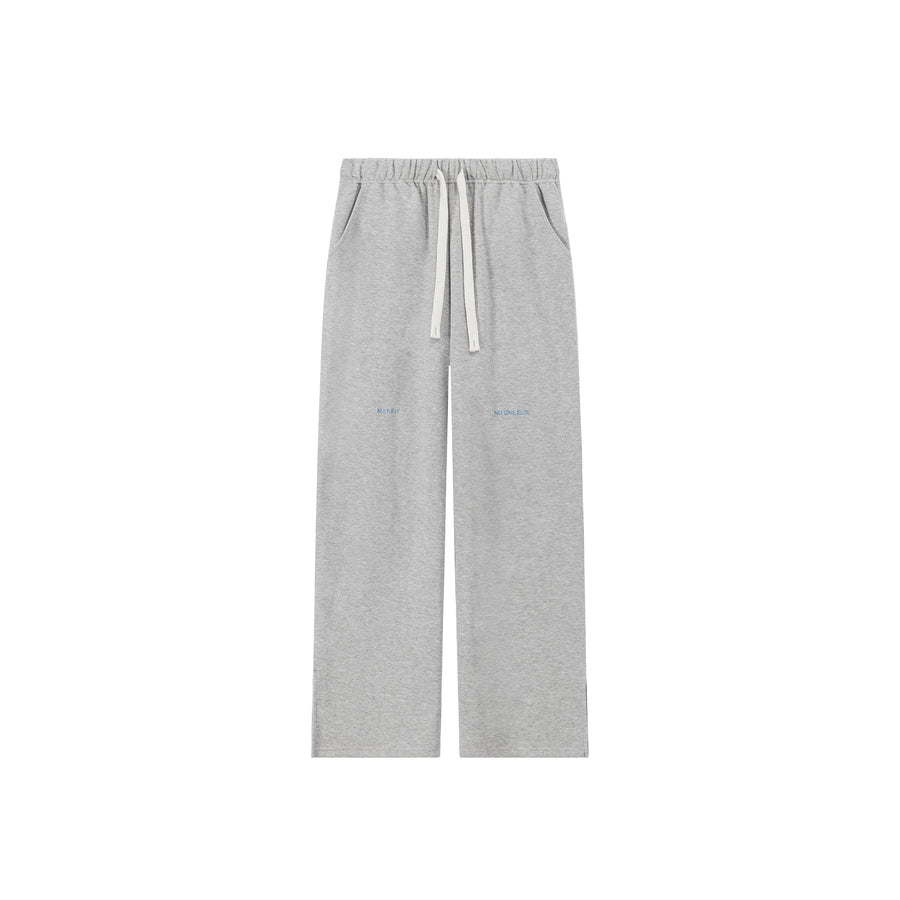 CHUU Side Slits Straight Jogger Pants