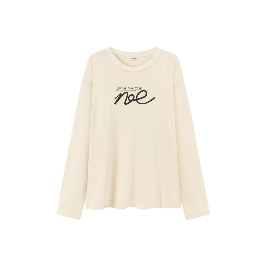 CHUU Club Noe Loose Fit Long Sleeve T-Shirt