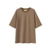 Solid Color Oversized Thick T-Shirt