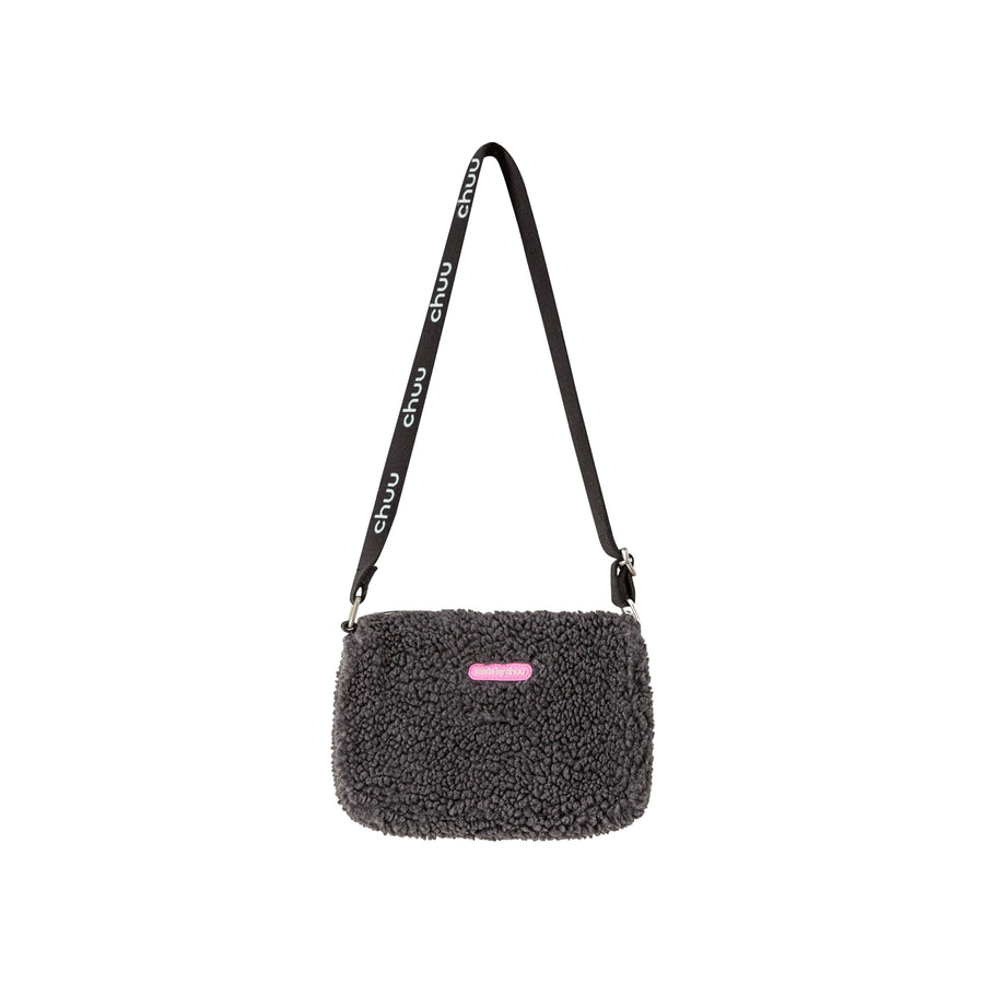 CHUU A Time In My Life Fleece Crossbody Bag