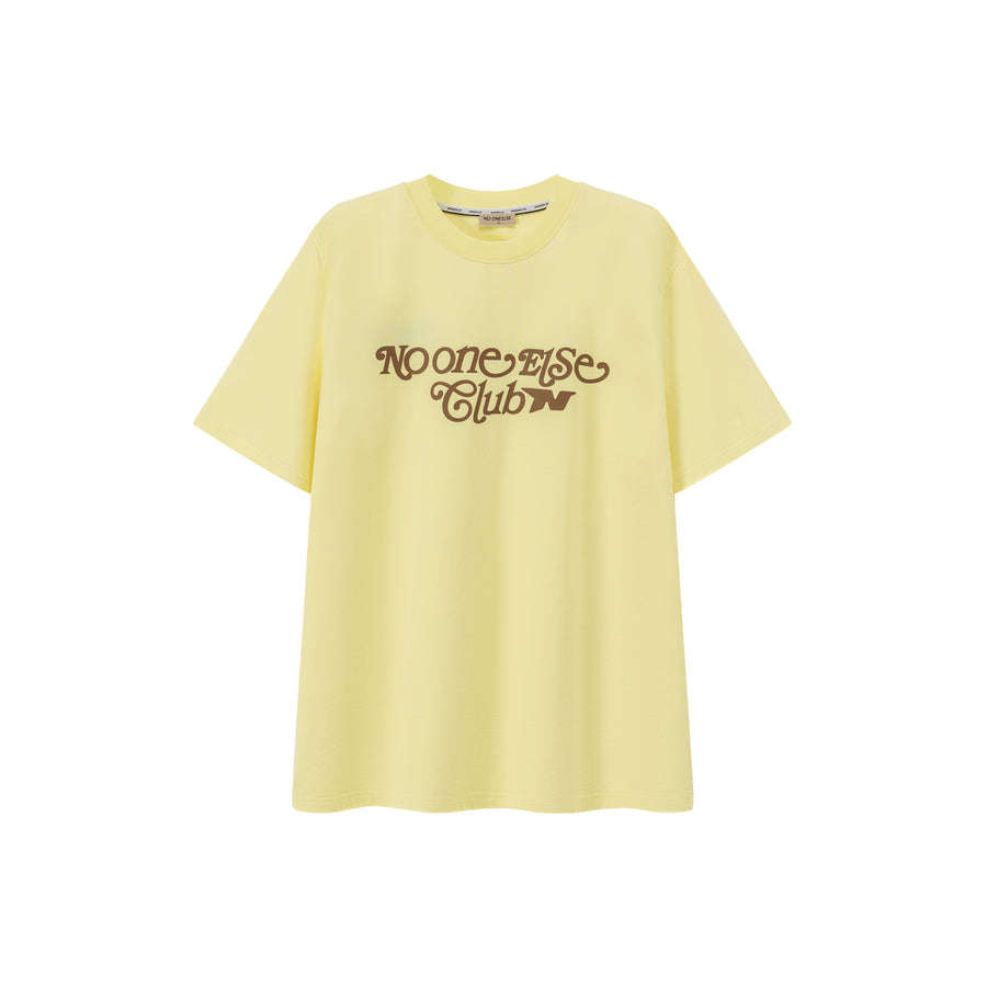 CHUU Noe Club Colored Loose Fit T-Shirt