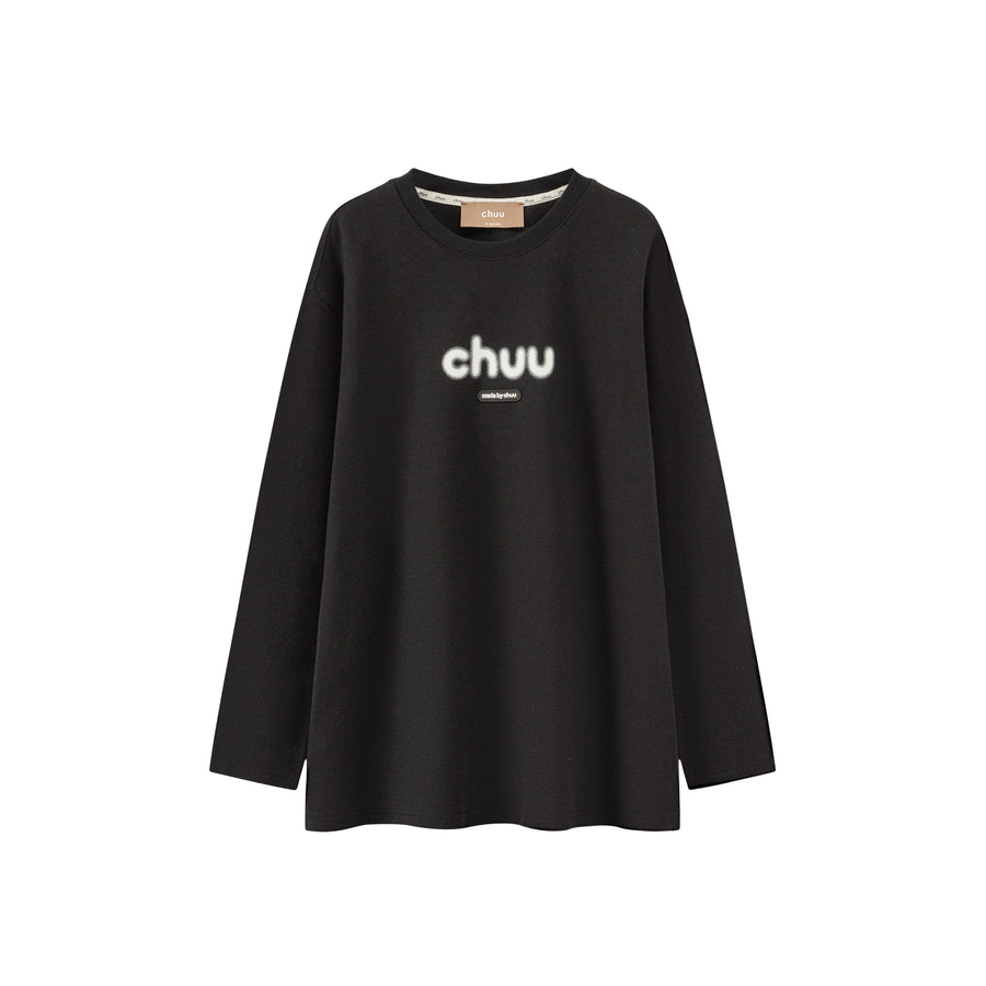 CHUU Blurry Long-Sleeved Sweatshirt