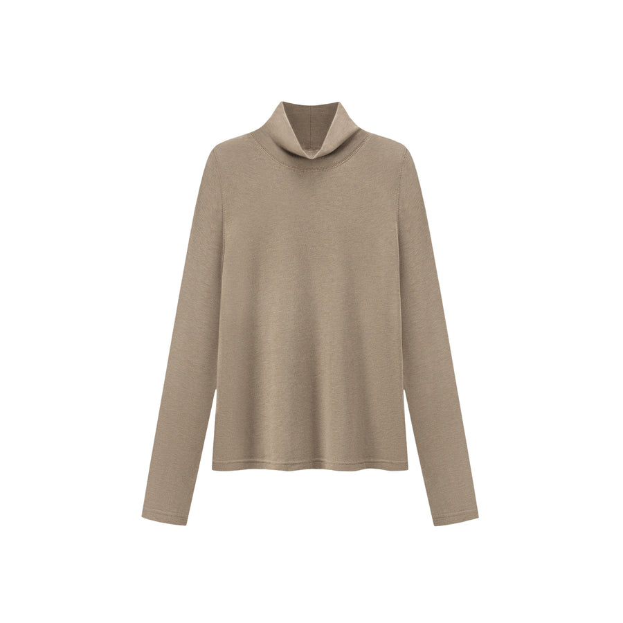 CHUU Turtleneck Long Sleeve Slimfit Top