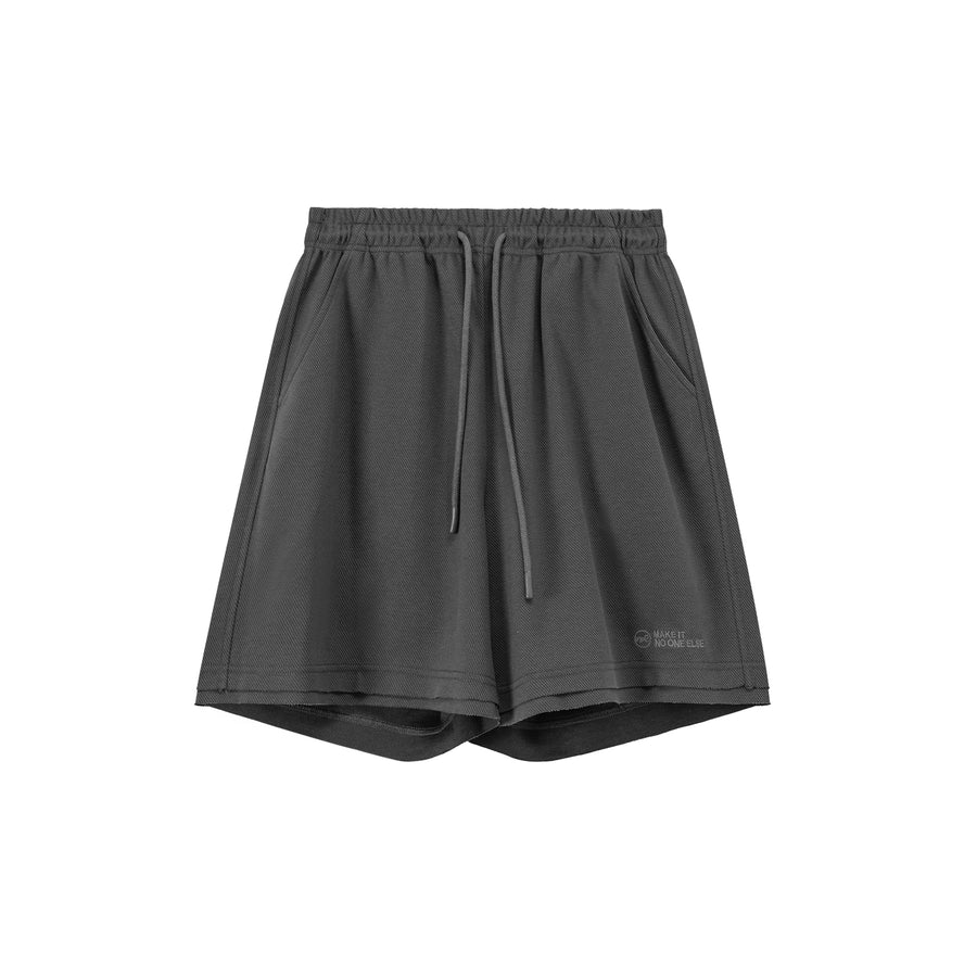 CHUU Embroidered Training Shorts