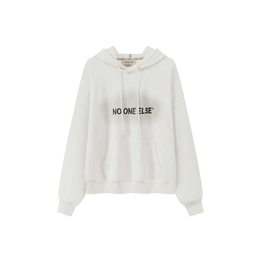 CHUU Noe Lettering Loose Fit Hoodie