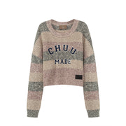 Crazy Chill Ribbed Loose Crop Knit Sweater