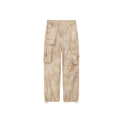 Paper Bag Printed Wide Slacks