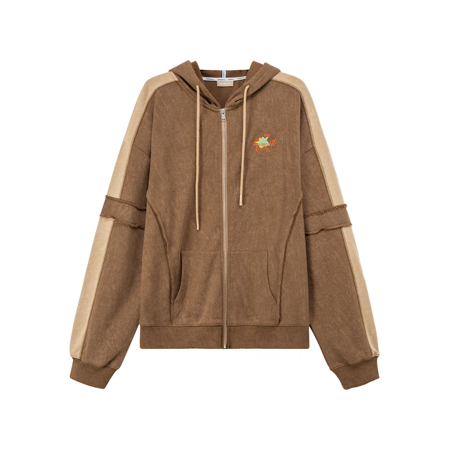 CHUU Vintage Hooded Zip-Up