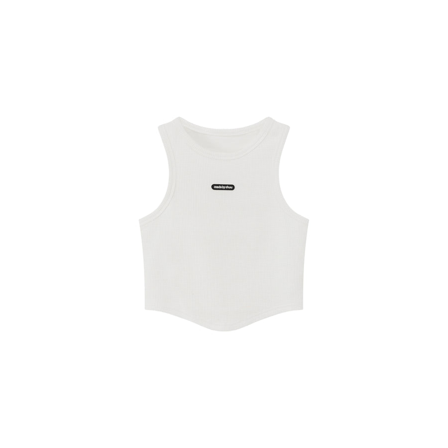 CHUU Color Slim Sleeveless Crop Top