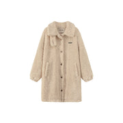 Fleece Loose Fit Button Jacket