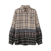 Flannel Check Oversized Shirt