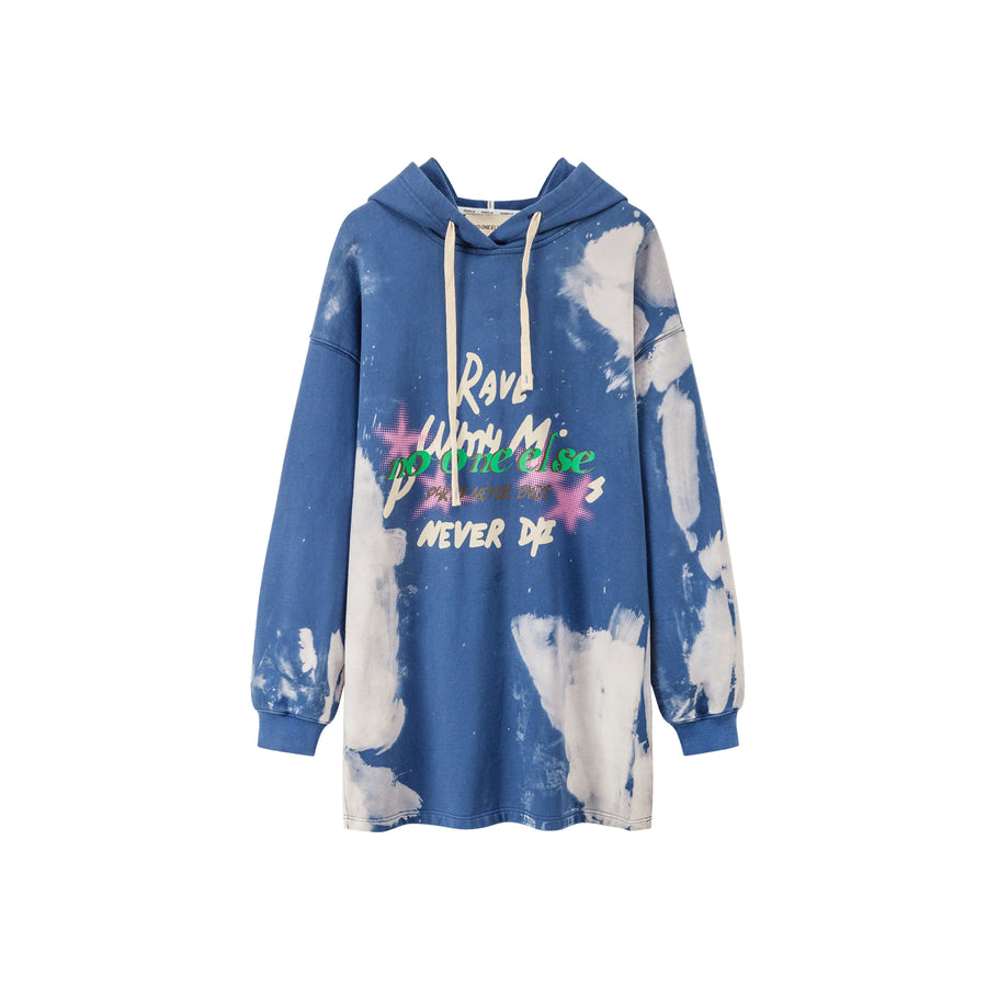 CHUU Cloud Loose Fit Hoodie Dress