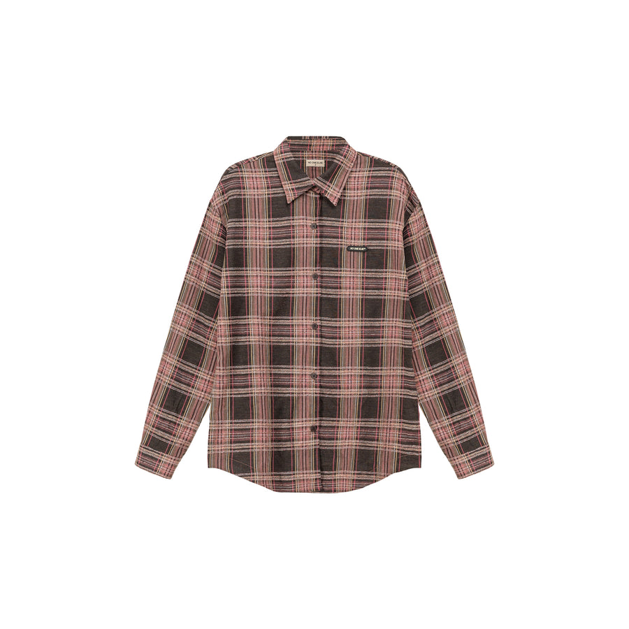 CHUU Wide Check Shirt