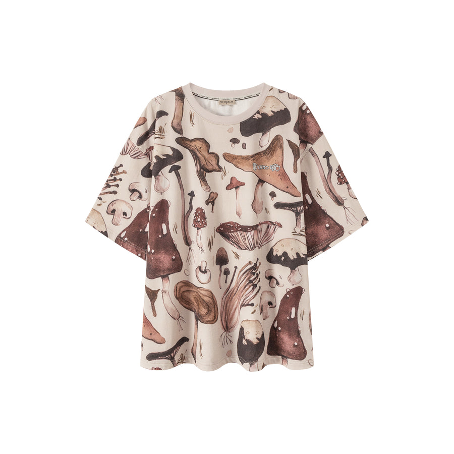 CHUU Mushroom Loose Fit T-Shirt