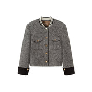 Main Character Dreams Vintage Button Tweed Jacket