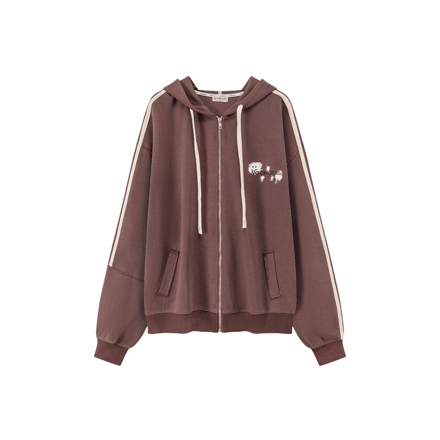 CHUU Noe Daily Hooded Zip-Up Jacket