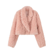 Soft Girl Life Collar Fleece Jacket