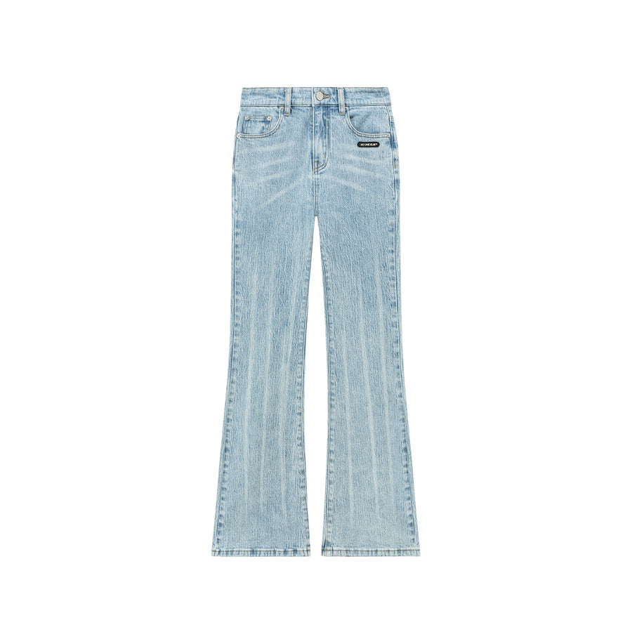 CHUU Washed Bootcut Denim Jeans