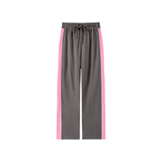 Color Bands Wide Jogger Pants