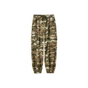 Camo Cargo Wide Cotton Pants