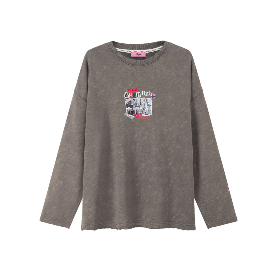 CHUU Collage Chuu Baby Sweatshirt