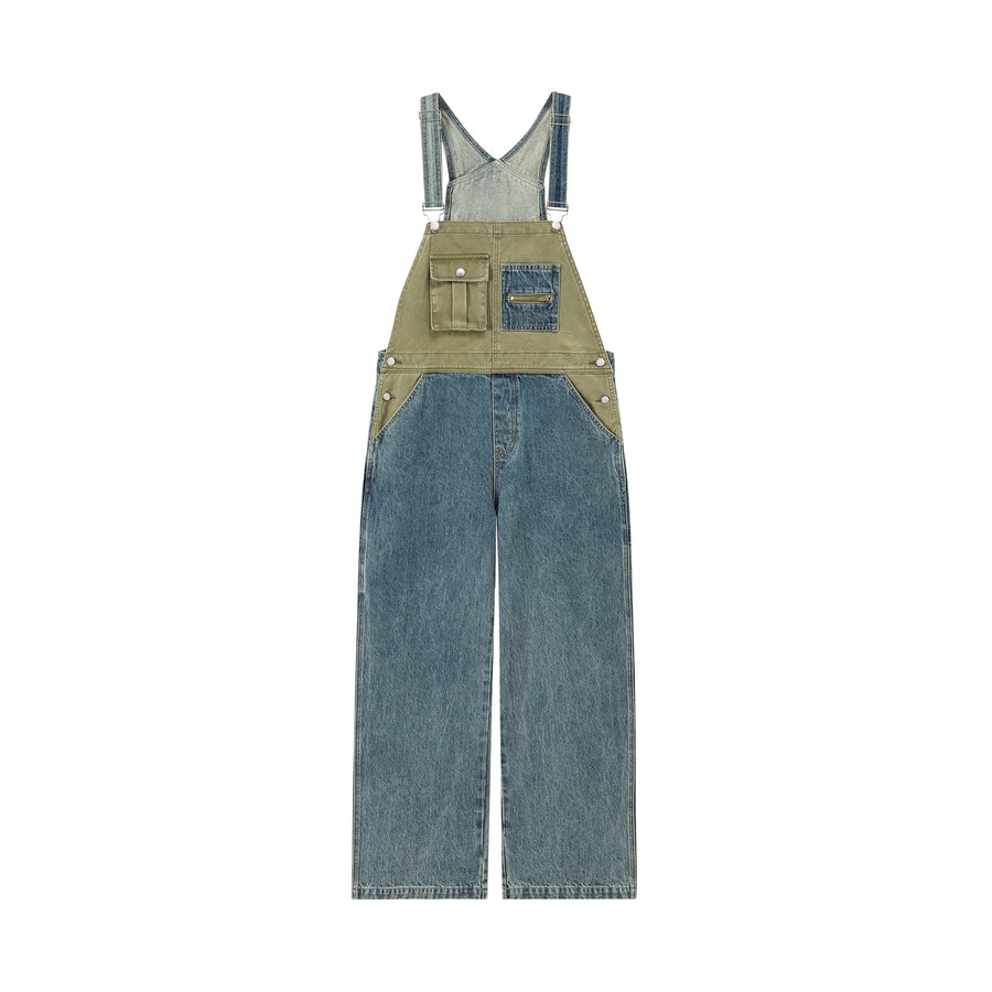 CHUU Vintage Oversize Denim Overalls