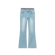 Semi-Bootcut Denim Jeans