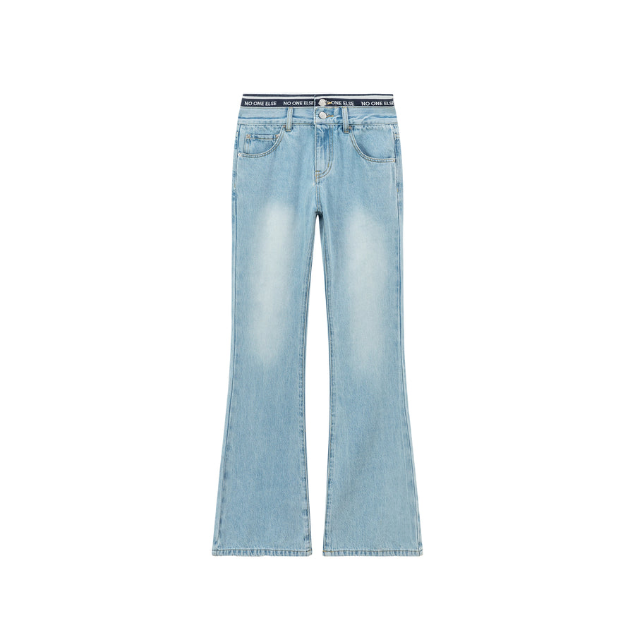 CHUU Semi-Bootcut Denim Jeans