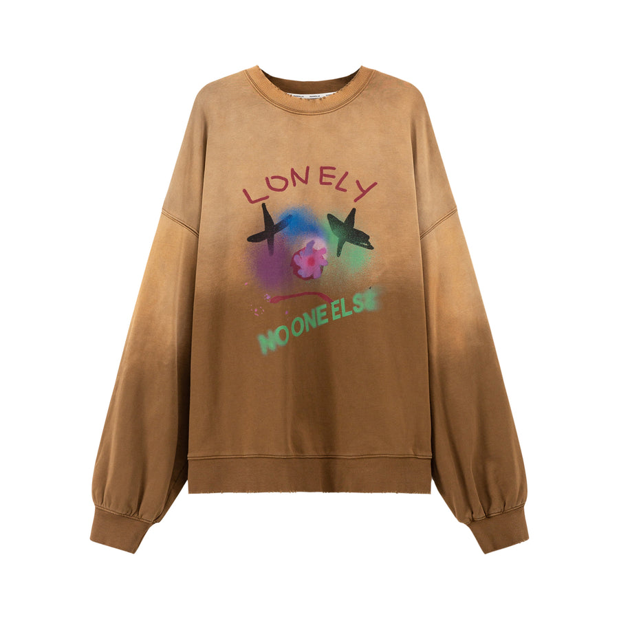 CHUU Gradient Loose Fit Sweatshirt