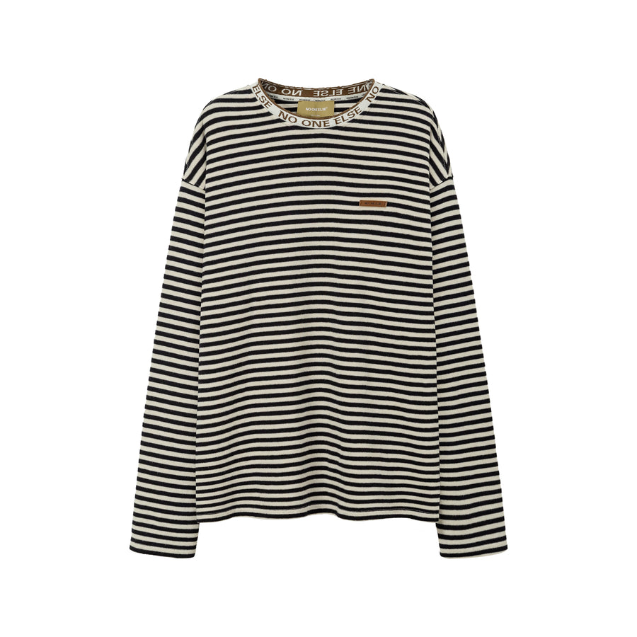 CHUU Striped Loose Fit T-Shirt