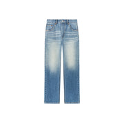 Gradient Wash Ankle Straight Jeans