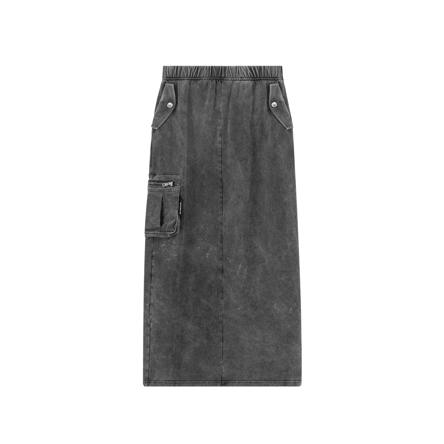 CHUU Long Pocket Banded Pocket Skirt