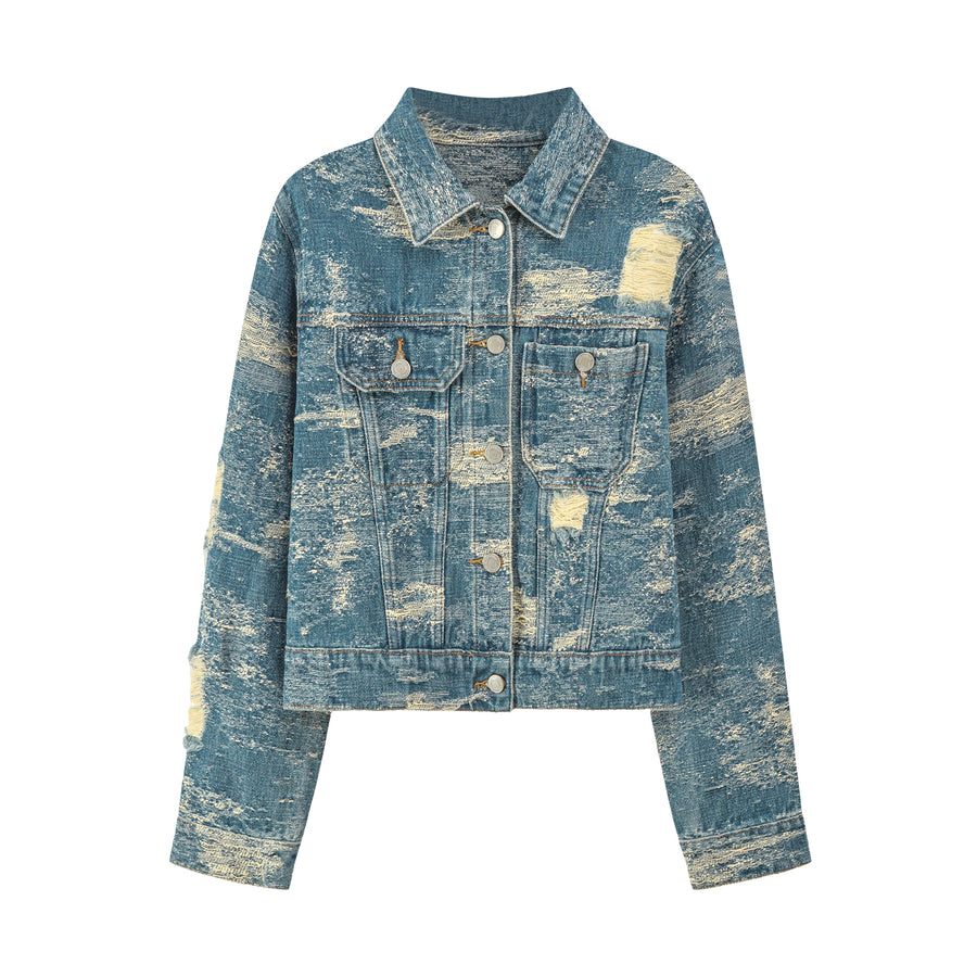 CHUU No Time For Wandering Denim Jacket