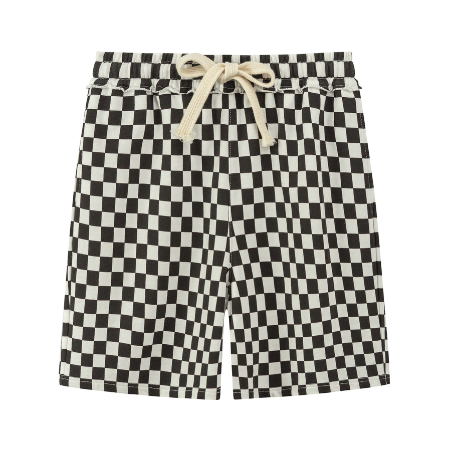 CHUU Trouble Maker Checkered Bermuda Pants