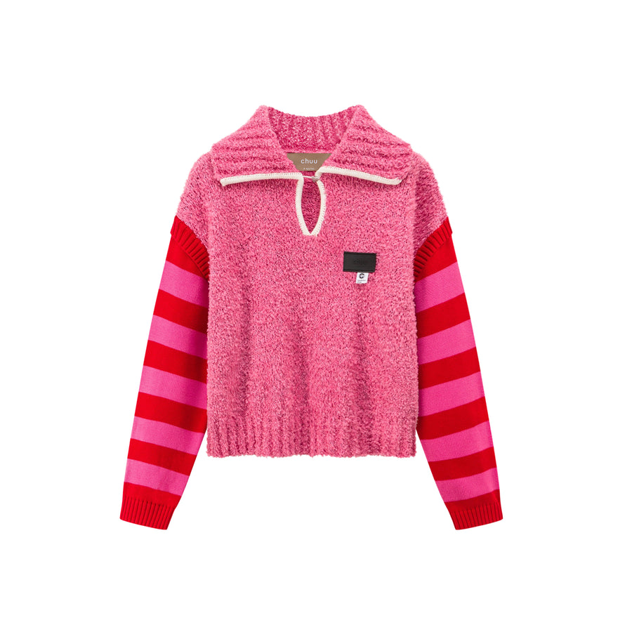 CHUU Hold Your Head Up Knit Sweater